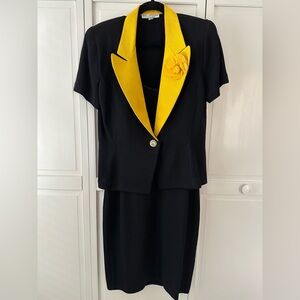 Vintage St. John Knit 2 Piece Dress/Jacket